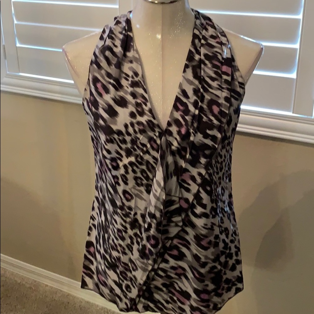 ANN TAYLOR silk sleeveless blouse